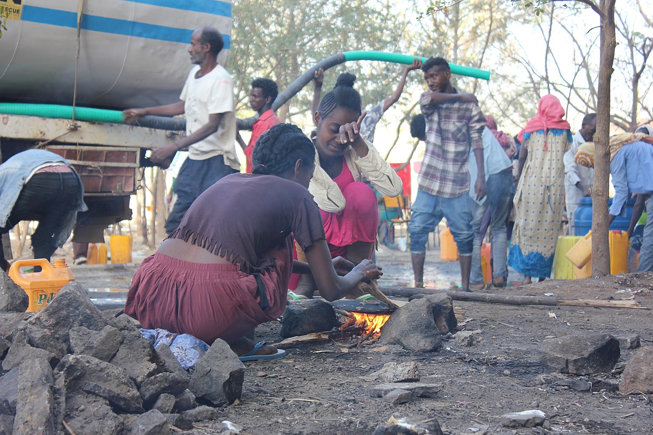 Ethiopian refugees in Shire, Tigray