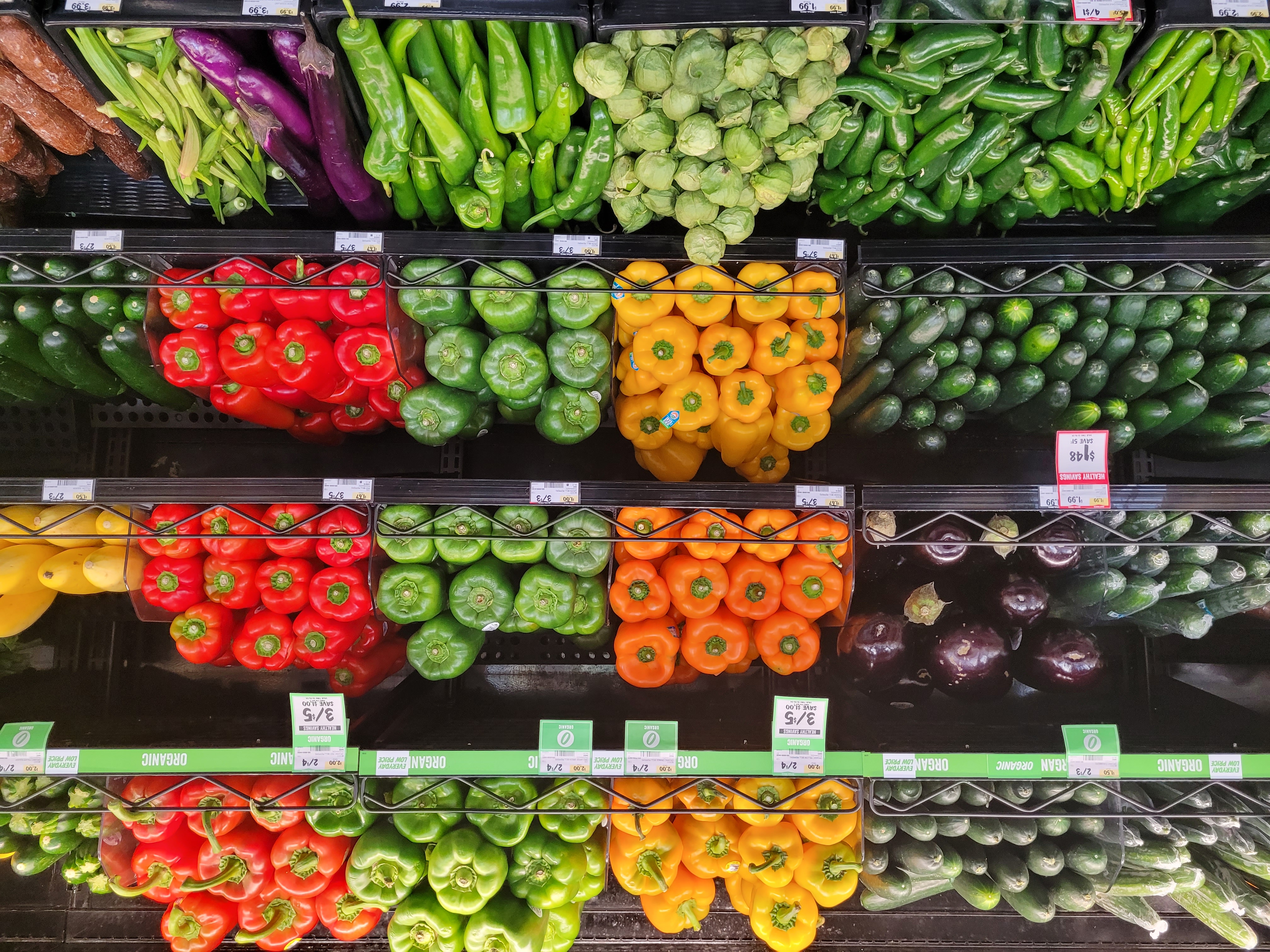 Vegetables are a healthy choice