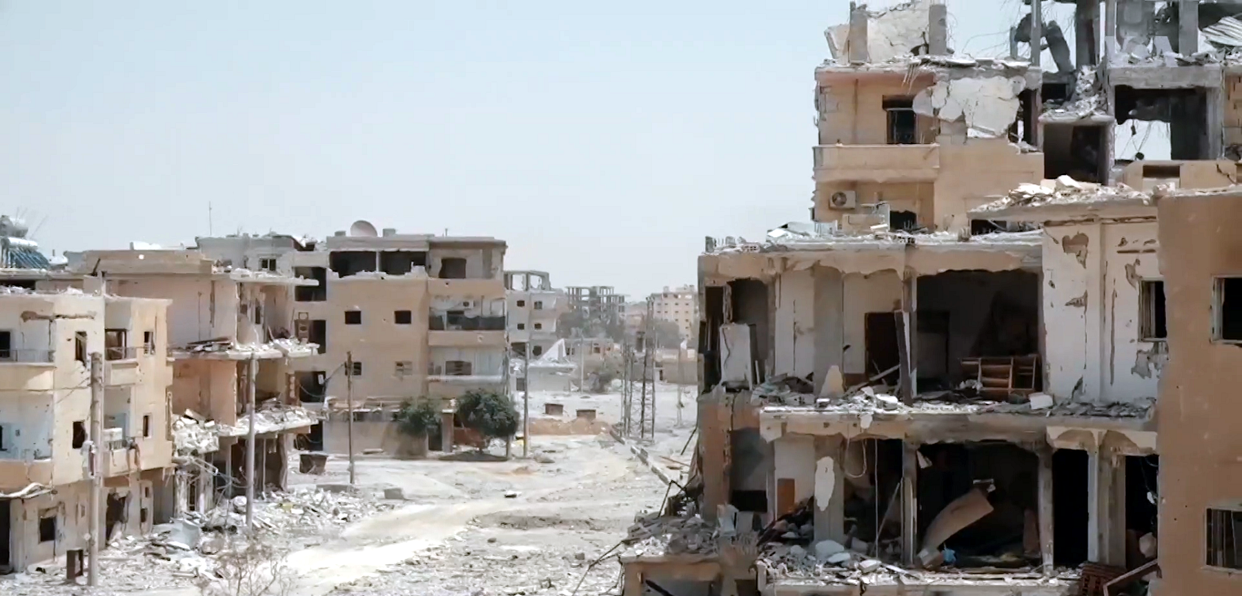 Raqqa, Syria is on the left bank of the Euphrates River, about 160 kilometers (99 miles) east of Aleppo