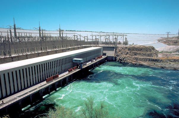 Aswan Dam power plant