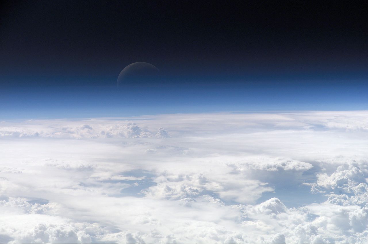 Earth's atmosphere seen from space