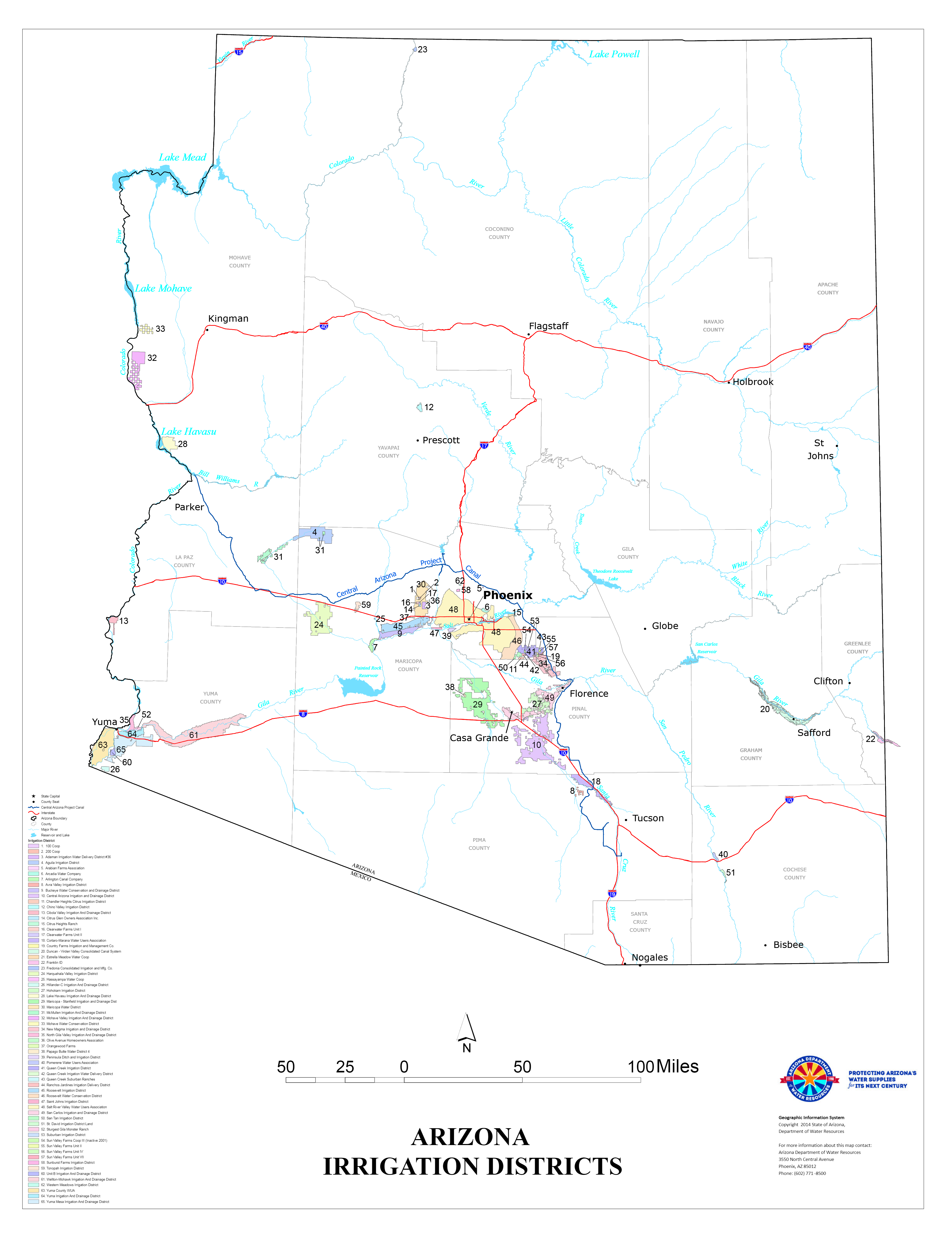 Arizona irrigation districts