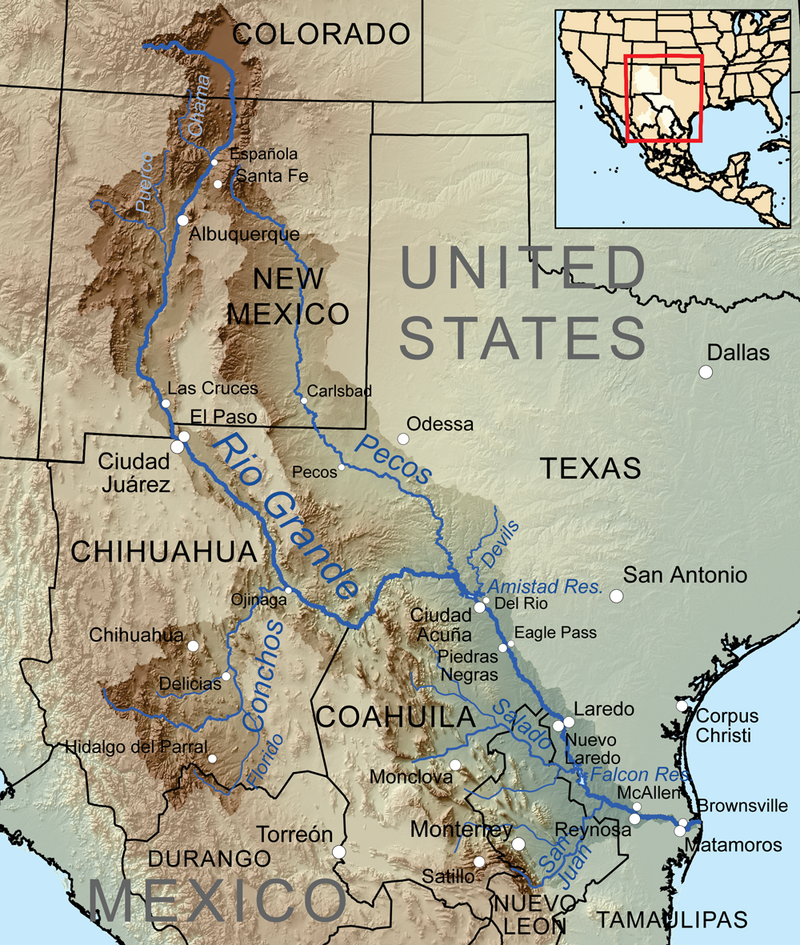 Rio Grande river basin