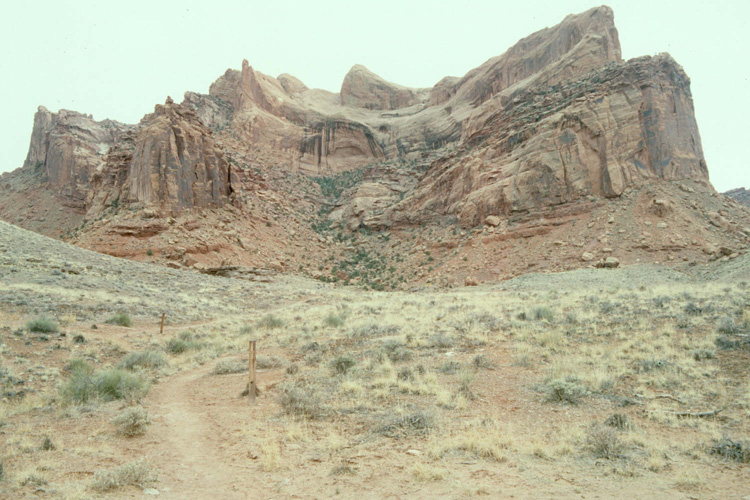 Syncline in Navajo sandstone, upheaval dome, Canyonlands National Park