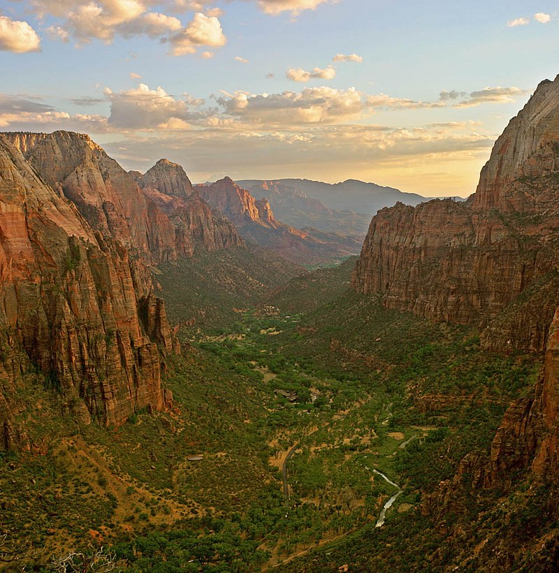 Zion National Park seen from Angel's Landing